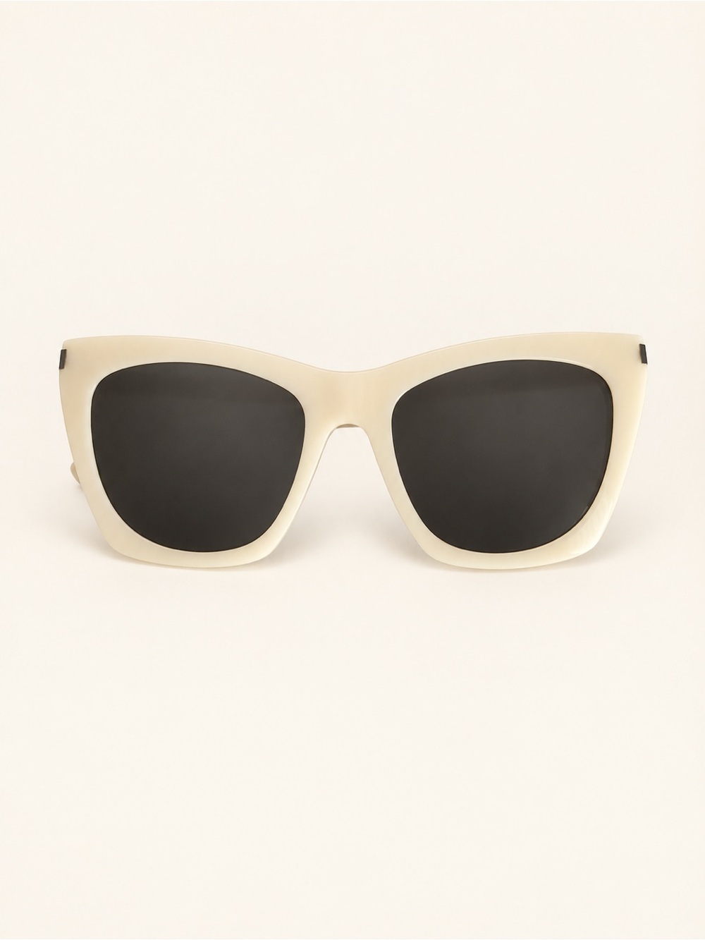 Saint Laurent SL 276 MICA Ivory Cat-Eye Sunglasses Complete Set